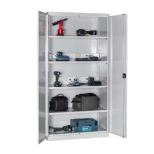 Armadio Elettrificato in Metallo con Prese Elettriche + USB