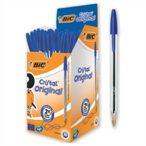 Penne Bic Cristal Confezione 50 Pezzi – Vari Colori