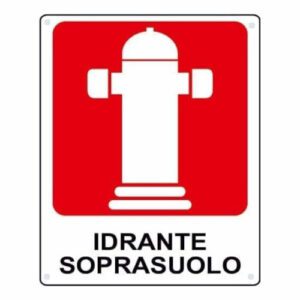 Cartello Idrante Soprasuolo