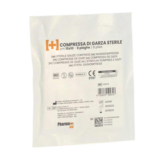 Garza in Compresse 10x10 - 8 Pieghe