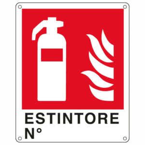 Cartello Estintore N.