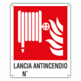 Cartello Lancia Antincendio N.