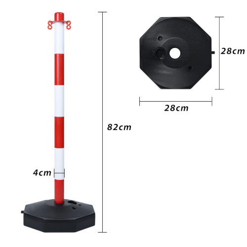 Colonnina Bicolore in Plastica - immagine 2